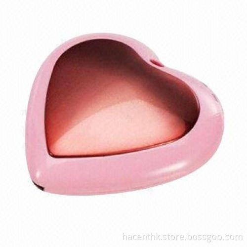 Power Bank with Hand Warmer, Heart Shape, 3,000mAh Capacity